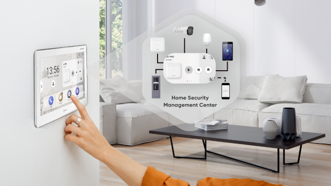 Home security system with app